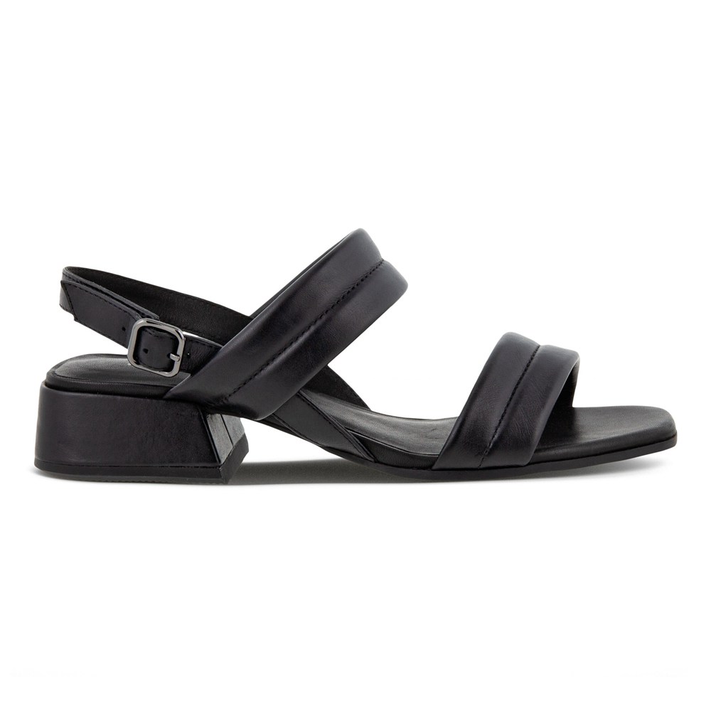 ECCO Womens Sandals Black - Elevate Squared - XHS-582196